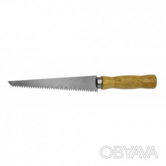 
Чтобы качественно раскроить гипсокартон, вам понадобится ножовка по гипсокартон. . фото 1