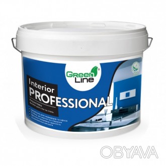 
GREEN LINE Краска интерьерная акриловая Interior Professional применяется для р. . фото 1