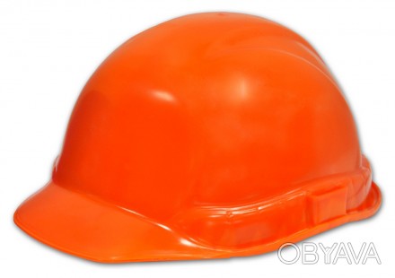 
Каска строителя оранжевая изготовлена из пластика повышенной прочности. Предназ. . фото 1