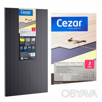 
Польская подложка Cezar - это профессиональный материал для напольных покрытий.. . фото 1