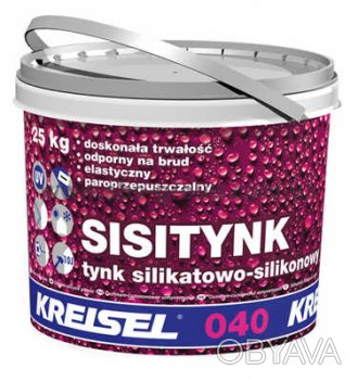 
Штукатурка силикатно-силиконовая Kreisel SISITYNK 040 – это готовая смесь, при . . фото 1