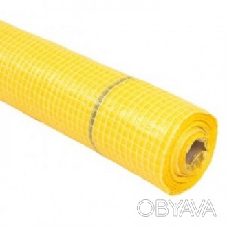 
Желтый армированный гидробарьер состоит из трех слоев материала: армирующей сет. . фото 1