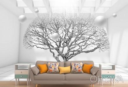 
Фотообои 3Д Дерево и жемчуг в комнате идеально впишутся в интерьер любой гостин. . фото 1