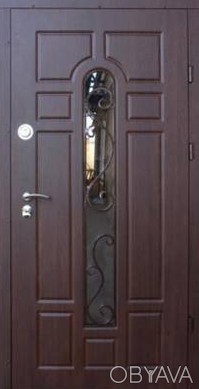 Двери бронированные Форт Vip Арка винорит с ковкой. Стандартная дверь 860*2050 /. . фото 1