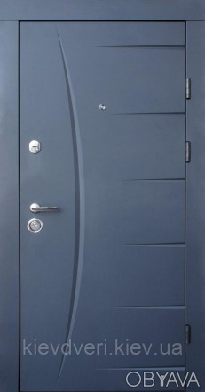 Двери Qdoors Глория Премиум (цвет графит) Стандартная дверь 850*2040 / размер 95. . фото 1