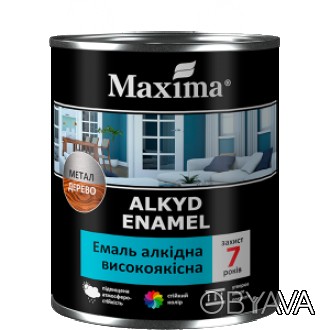 
Эмаль алкидная высококачественная «Maxima» предназначена для окраски различных . . фото 1