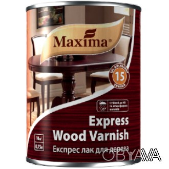
Экспресс лак для дерева от ТМ Maxima применяется внутри и снаружи помещений для. . фото 1