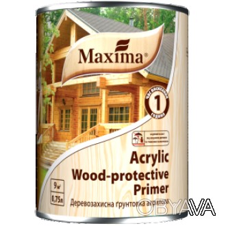 
Деревозащитная акриловая грунтовка Maxima – это лакокрасочный продукт, предназн. . фото 1