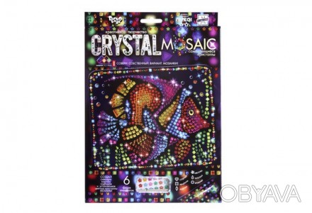 Набір Мозаїка з кристалів Cristal Mosaic 09 Рибка Danko Toys CRM-01-09
 
"Crysta. . фото 1