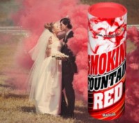 Красный цветной дым для фотосессии. Київ. фото 1