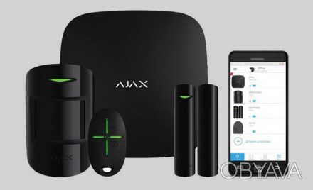 Предлагаю базовый комплект домашней сигнализации - Ajax StarterKit. Он может лег. . фото 1