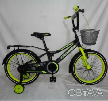 Детский двухколесный велосипед Crosser Rocky 13 зеленый 16 дюймов
Характеристика. . фото 1