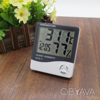 Цифровой термометр 
внутренний датчик температуры и влажности
Max-Min памяти 
По. . фото 1