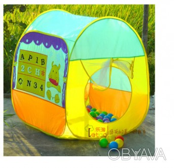 Детская палатка 8030 является игровым домиком с буквами. Вашим детям не придется. . фото 1