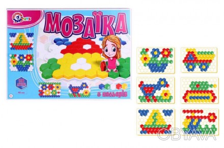 Игрушка Мозаика для малышей 2 ТехноК 2216
Игра для самых маленьких. Из ярких дет. . фото 1