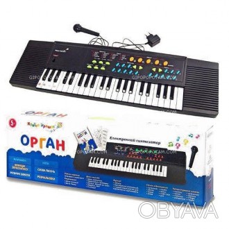 Пианино синтезатор с микрофоном KI-3738 Характеристики: - 37 клавиш. - работает . . фото 1