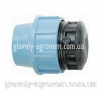 Заглушка ПНД зажимная для полиэтиленовой трубы диаметром 32 мм. Жидачев. фото 1