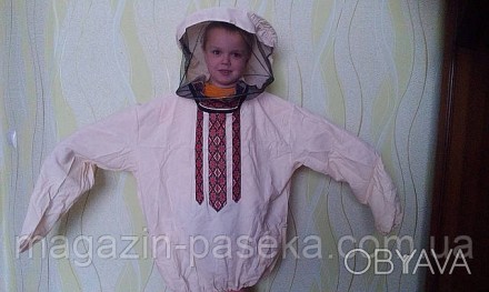 Куртка пчеловода с двунитки. Цвет орнамента может отличаться от фотографии (сини. . фото 1