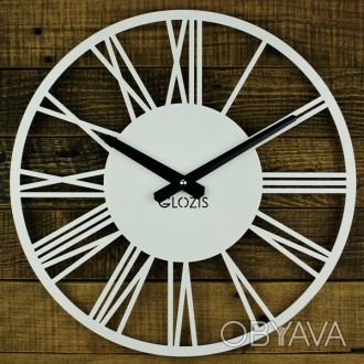 Оригинальные настенные часы Glozis выполнены из стали с высокоточной лазерной по. . фото 1