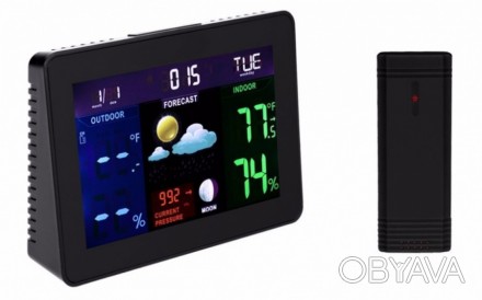 Часы-будильник + метеостанция с цветным дисплеем Excelvan TS-70 - Эта беспроводн. . фото 1