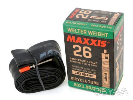 Камера велосипедная MAXXIS Welter Weight 26x1.90/2.125 (Presta)
Камера велосипед. . фото 1