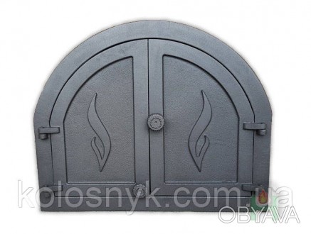  Чугунные дверцы
Дверцы печные со стеклом Halmat. Печные дверцы сделаны из чугун. . фото 1