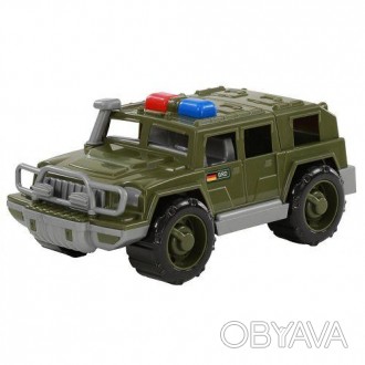 Детский игрушечный Автомобиль-джип военный патрульный BRD "Защитник" Полесье
Вид. . фото 1