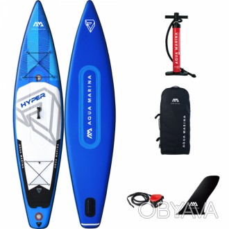 Доска SUP Aqua-Marina Hyper — Touring iSUP, 3.81m/15cm
SUP-доска уникальной сери. . фото 1