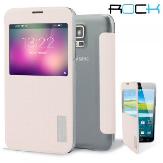 Samsung Gаlаxy S5 G900. Чехол книжка Rock - Elegant Series. Цвет - бледно розовы. . фото 2