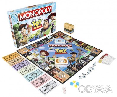 Настольная игра Монополия Monopoly Toy Story монополия история игрушек . . фото 1