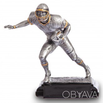 	Тип: спортивная наградная статуэтка;Вид спорта: регби;Габаритный размер статуэт. . фото 1