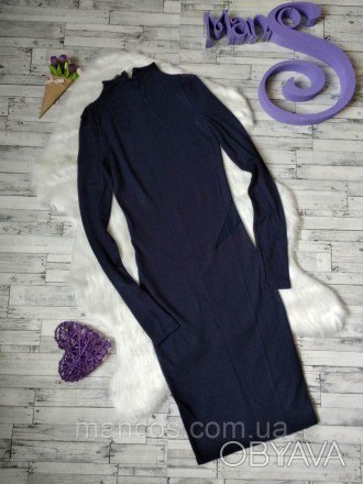 Женское платье синее Kikiriki в хорошем состоянии
есть катыши под рукавами, по к. . фото 1