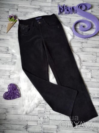 Вельветовые черные штаны брюки женские SMLN
в идеальном состоянии
Размер по бирк. . фото 1