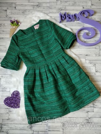 
Женское платье CI home зеленое плотное пышное с люрексом 
Состояние: б/у, в иде. . фото 1