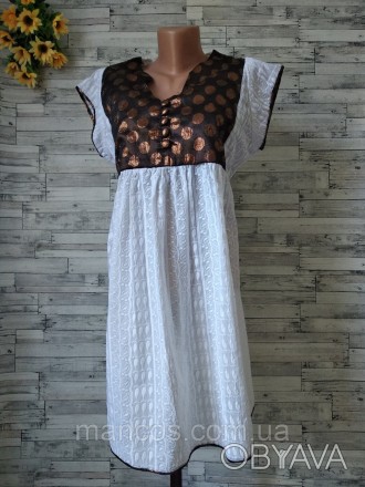 Платье туника женское белая в идеальном состоянии
Размер 46 (M)
Замеры:
длина 80. . фото 1