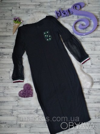 Женское платье черное Maryley
в идеальном состоянии
Размер 44-46 (S-М)
Замеры:
д. . фото 1