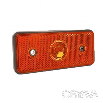 Боковой габаритный фонарь оранжевый со световозвращателем (без ламп)
	
	
	Характ. . фото 1