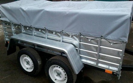 Тент на легковой прицеп Лидер 2,50  х 1,40 ПВХ Еврофура. Барышевка. фото 1