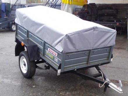 Тент на легковой прицеп лидер 1,80 х 1,25 ПВХ Еврофура. Барышевка. фото 1