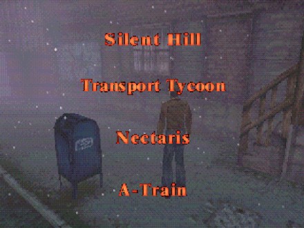 Silent Hill + Transport Tycoon + Nectaris + A-Train (4in1) | Sony PlayStation 1 . . фото 5