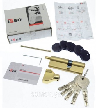 Iseo R7 85мм 55х30 ключ/тумблер латунь 
 
Цилиндр от итальянского бренда ISEO (И. . фото 7