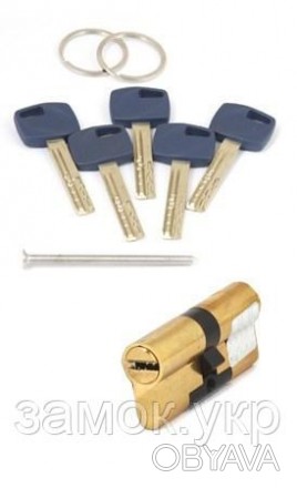 APECS Premier XR-70-G 30х10х30 ключ/ключ золото (Китай) 
Цилиндровые механизмы м. . фото 1