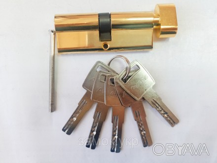 Цилиндр Avers ZM-80-C-G ключ/тумблер золото (Китай)
 
 Благодаря грамотной полит. . фото 1
