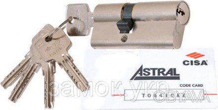 Цилиндровый механизм Cisa Astral 35/40 никель
 
 Цилиндры и ключи – это сейчас о. . фото 1