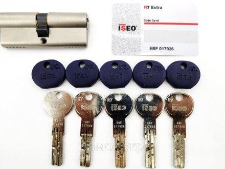 Iseo R7 105мм 50/55 ключ/ключ никель 
 
Цилиндр от итальянского бренда ISEO (Исе. . фото 2