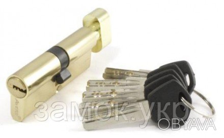 Цилиндр Avers DM-80-C-G ключ/тумблер золото (Китай)
 
Цилиндры серии DМ с профил. . фото 1
