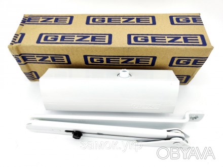 Geze TS 1500 белый
 
 
Geze TS 1500 – дверной доводчик верхнего расположения с и. . фото 1