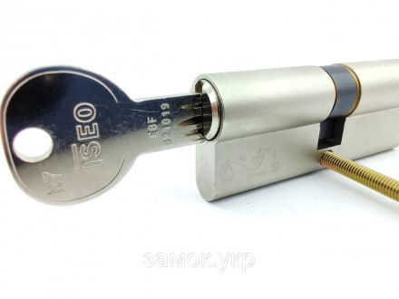 Iseo R7 70мм 30/40 ключ/ключ никель 
 
Цилиндр от итальянского бренда ISEO (Исео. . фото 3