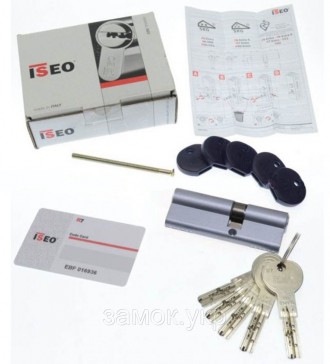 Iseo R7 70мм 30/40 ключ/ключ никель 
 
Цилиндр от итальянского бренда ISEO (Исео. . фото 9
