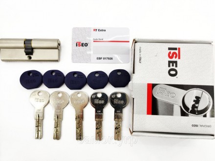 Iseo R7 95мм 40/55 ключ/ключ никель 
 
Цилиндр от итальянского бренда ISEO (Исео. . фото 3
